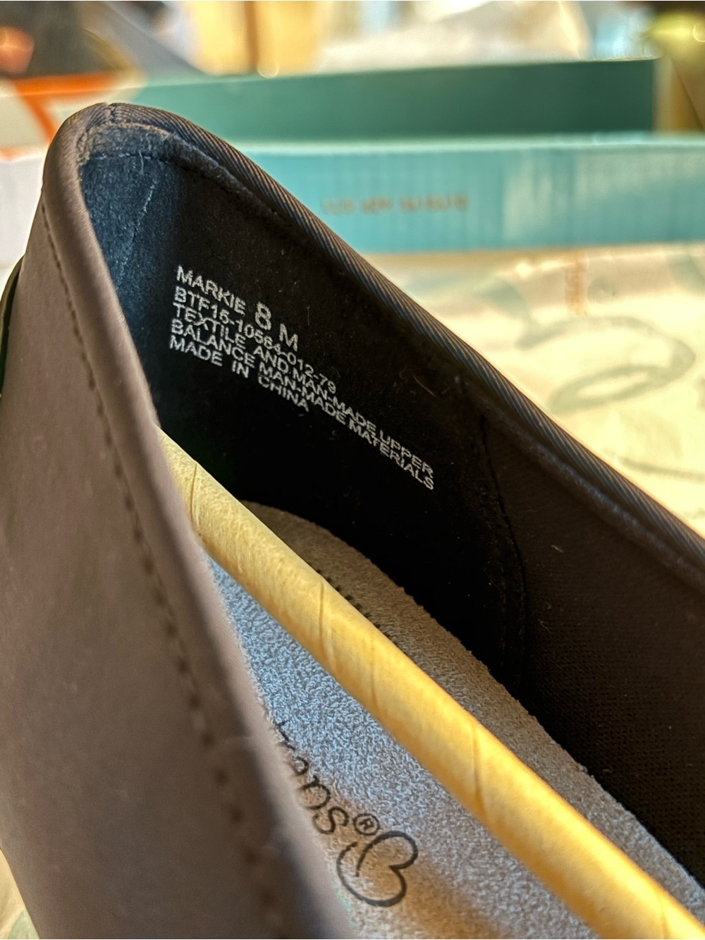 BareTraps Black Ballet Flat with Silver Accent Buckle - Picture 4 of 8